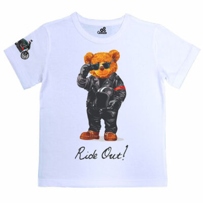 Футболка "Медведь -Мотоциклист."