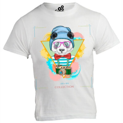 Футболка "Панда с фотоаппаратом"