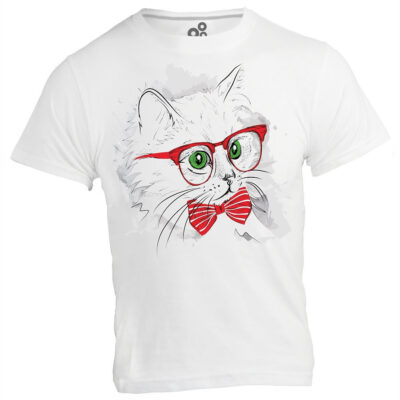 Футболка "Кот-Интеллектуал"