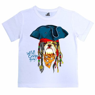 Футболка "Мопс-пират"