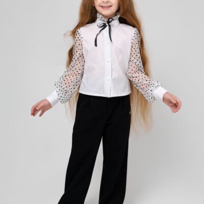 брюки школьные палаццо широкие стречевые