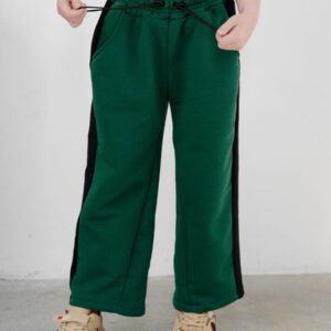 брюки широкие с лампасами