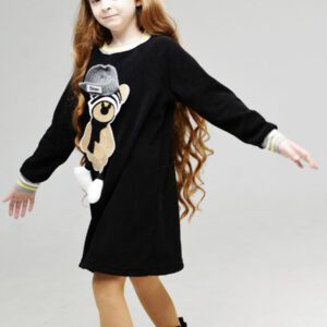 Платье теплое велюровое. Для праздников и выходных