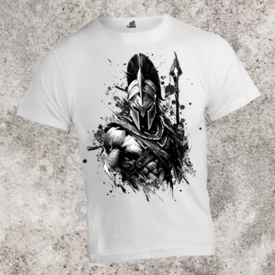 Футболка с принтом Воин