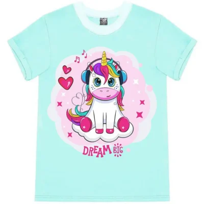 Футболка Единорог в наушниках