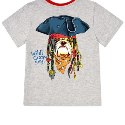 Футболка Мопс-пират