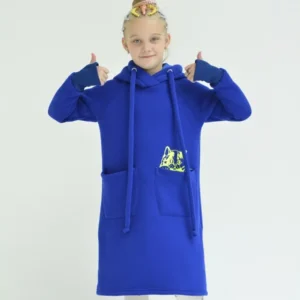 Платье детское теплое с начесом