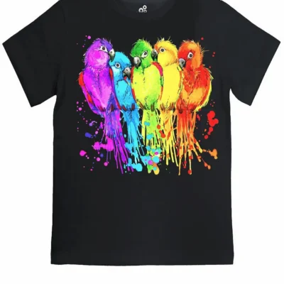 Футболка Попугайчики