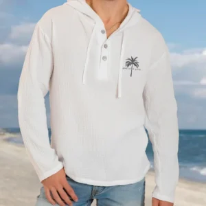 Туника рубашка пляжная с принтом хлопковая