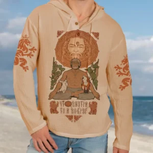 Туника рубашка пляжная с принтом хлопковая